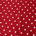 Unique Vintage Red & White Polka Dot Hair Scarf