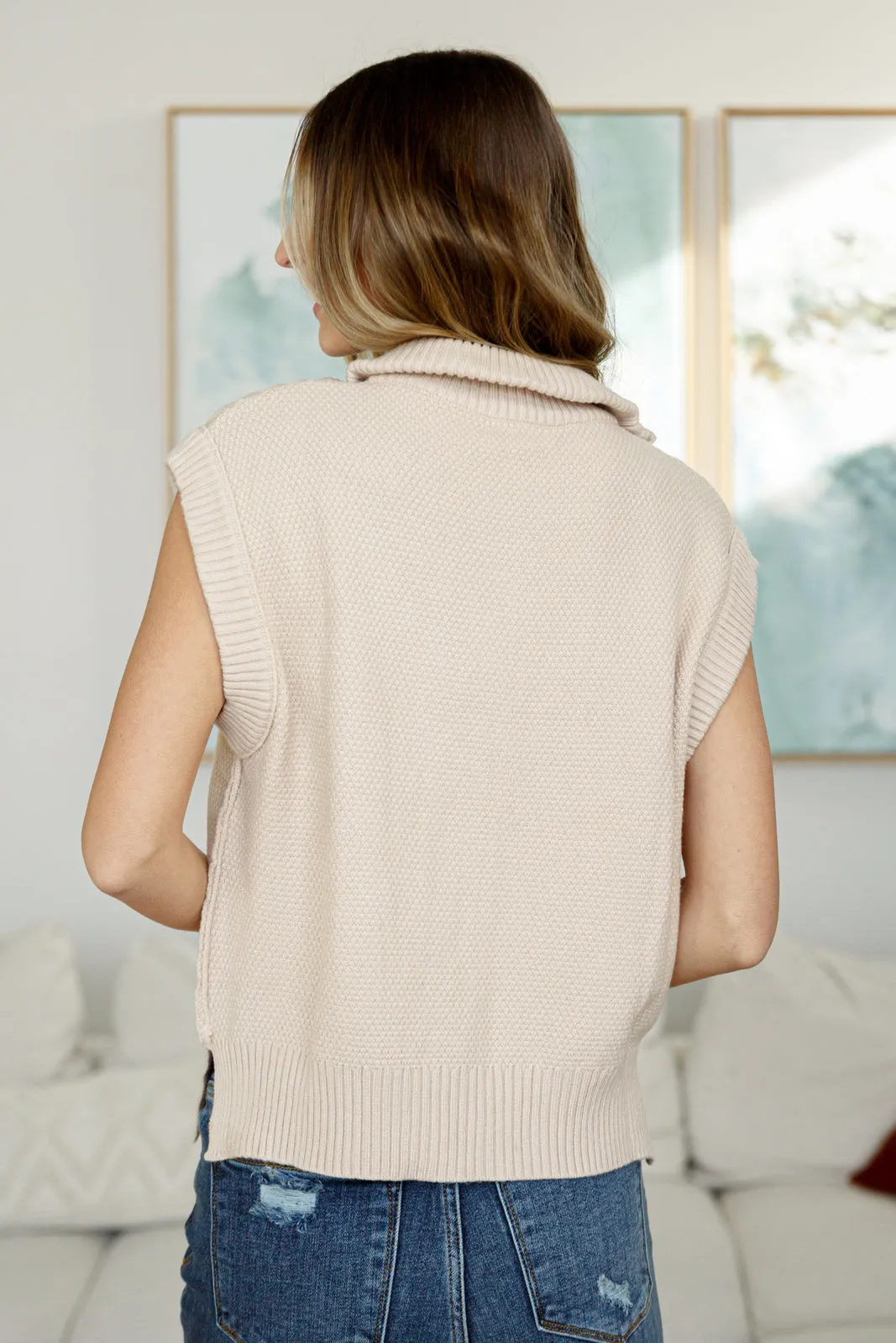 Vida Cable Knit Vest