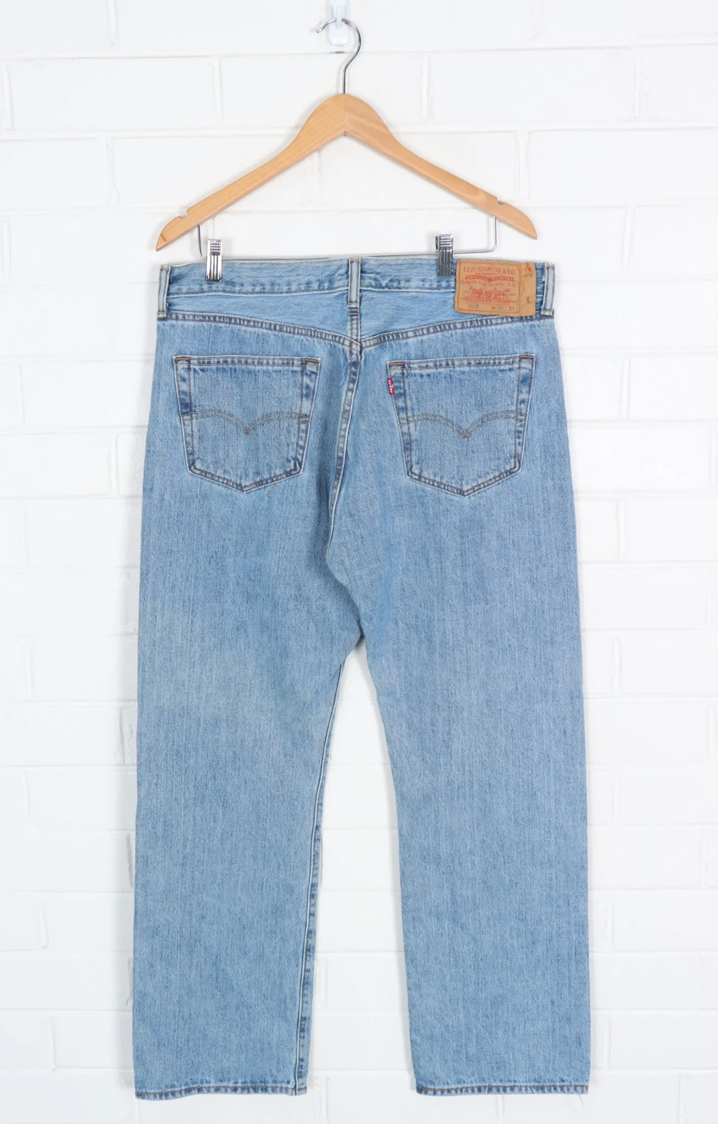 Vintage LEVI'S 501 Light Wash Jeans (36 x 30)