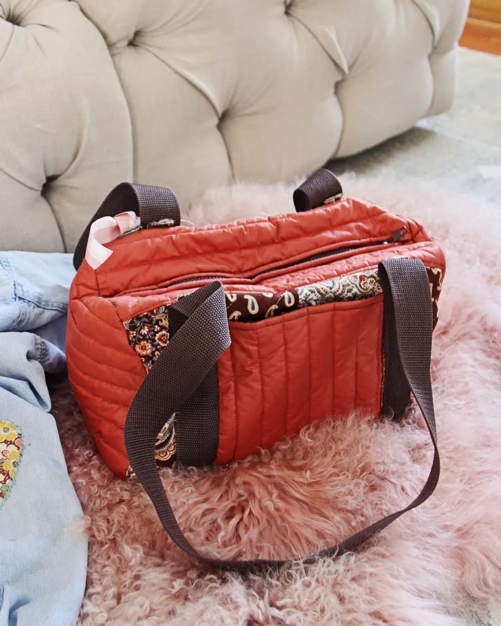 Vintage Quilted Bag