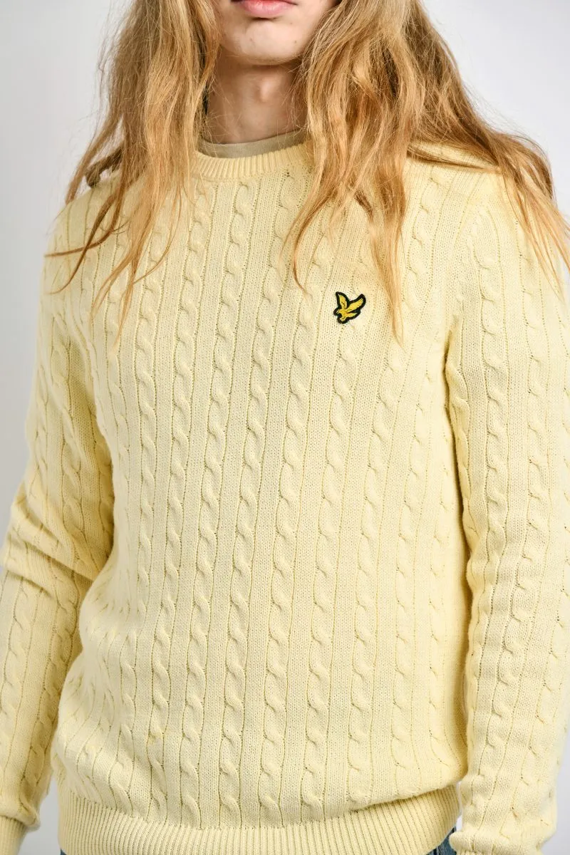 Vintage Y2K cable-knit sweater