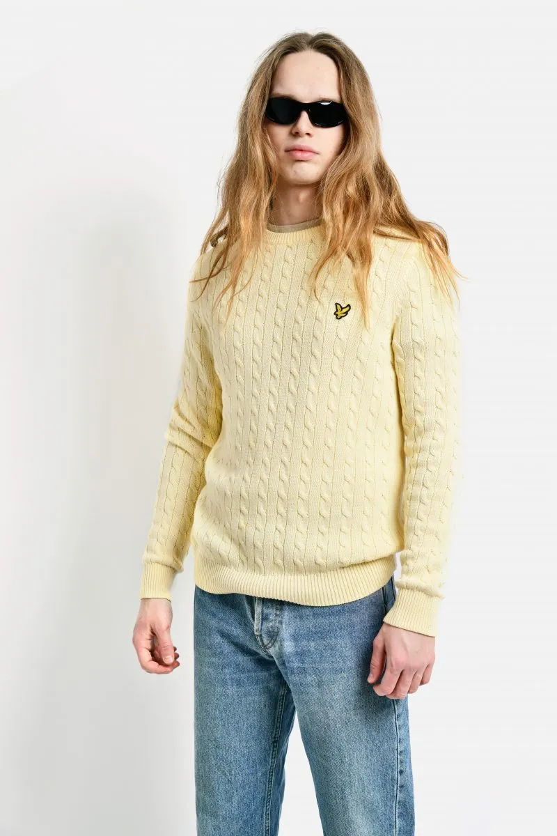 Vintage Y2K cable-knit sweater