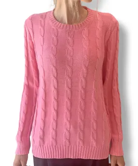 Women’s cable-knit sweater