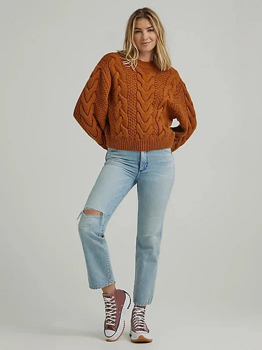 Wrangler Spice Cable Knit Sweater