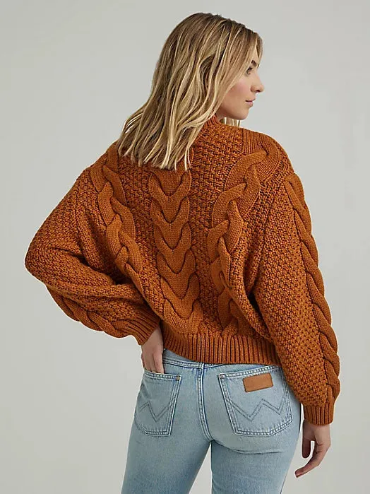 Wrangler Spice Cable Knit Sweater