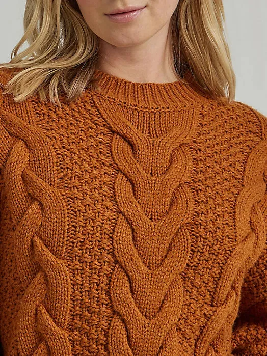 Wrangler Spice Cable Knit Sweater