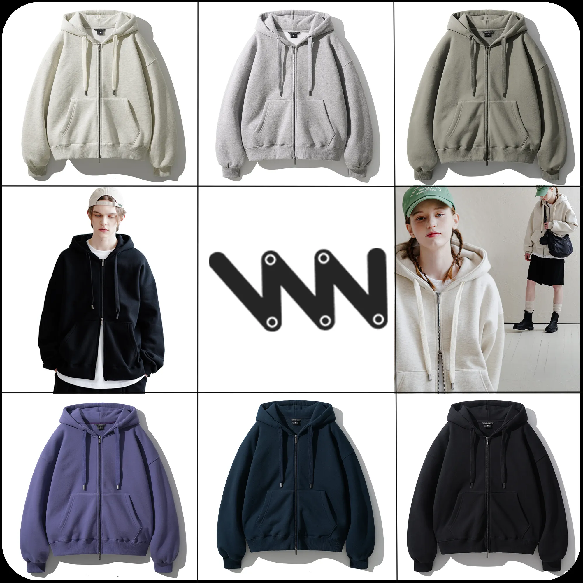 WV PROJECT  |[WV PROJECT]★NEO COZY HOOD ZIP-UP