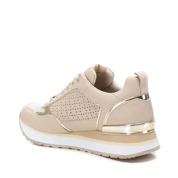 XTI 142403 Scarpe Donna Sneaker Stringati Beige